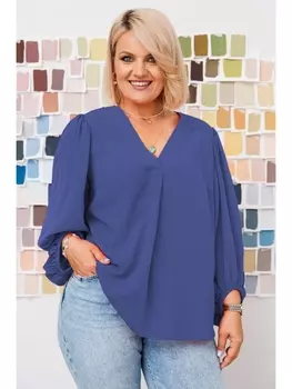Блузка 1048 синий