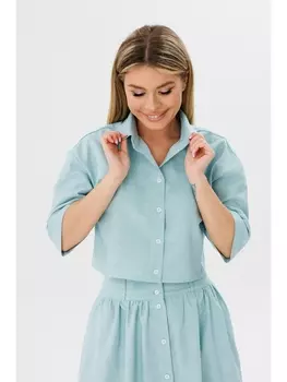 Блузка 1088 бирюза