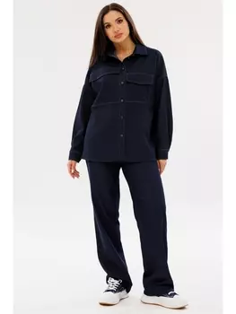 Блузка 1106 темно-синий