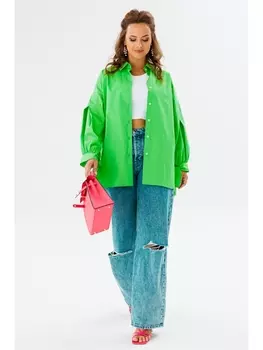 Блузка 1114 яблочный зеленый