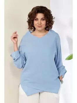 Блузка 1115 голубой