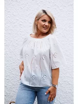 Блузка 1126 молочный