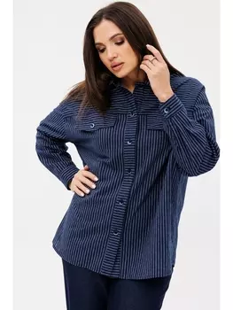 Блузка 1130 темно-синий