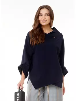 Блузка 1141 темно-синий
