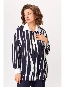 Блузка 1209 синий