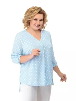 Блузка 1329 голубой
