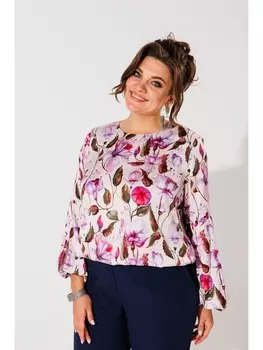 Блузка 1355 цветы
