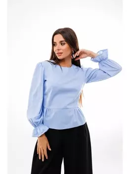 Блузка 1411 голубой