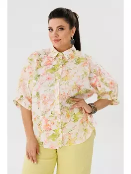 Блузка 1464 цветок миндаля