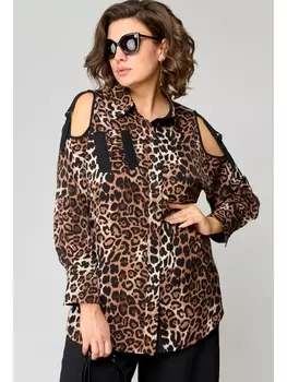 Блузка 199-1 леопард
