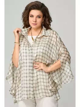 Блузка 20346 бежевый