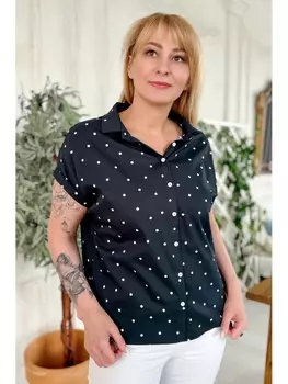 Блузка 2219 темно-синий