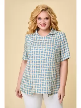 Блузка 2514 Голубой