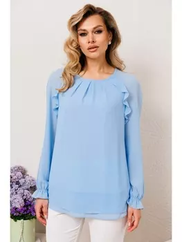 Блузка 2694b голубой