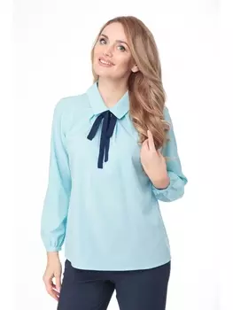Блузка 321 голубой
