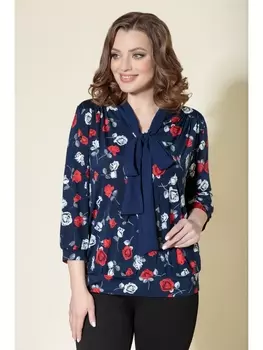 Блузка 3277 крупные розы