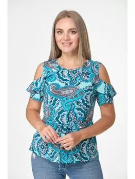 Блузка 341 мультиколор