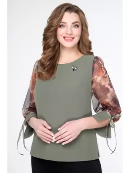Блузка 3457 олива
