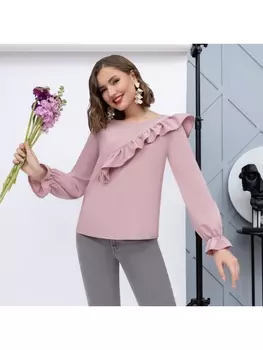 Блузка 351445 (Модный десерт (клубничный крем))