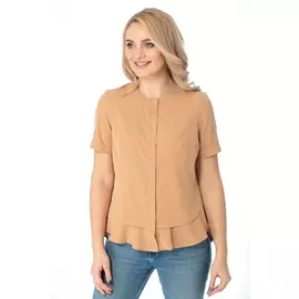 Блузка 384 светло-коричневый
