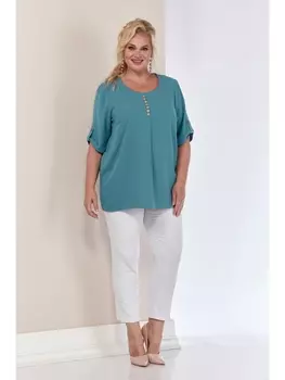 Блузка 4053 голубой