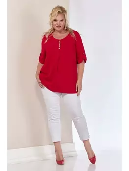 Блузка 4053 красный