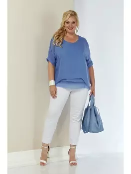 Блузка 4062 лазурь