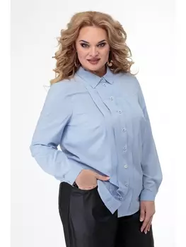 Блузка 408 голубой