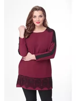 Блузка 428 спелая вишня