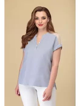 Блузка 4361 серый