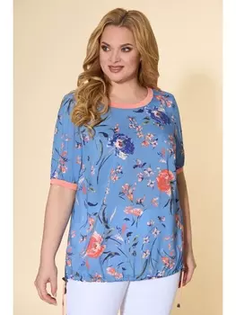Блузка 4404 голубой