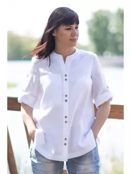 Блузка 620-059 белый