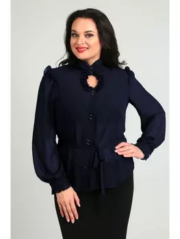 Блузка 62159 т.синий