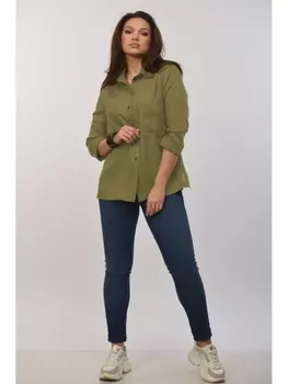 Блузка 621-008 хаки