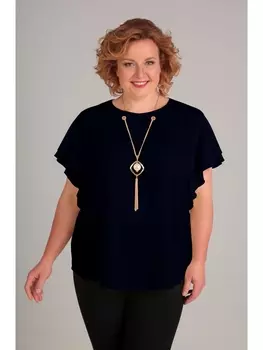 Блузка 62269-темно-синий