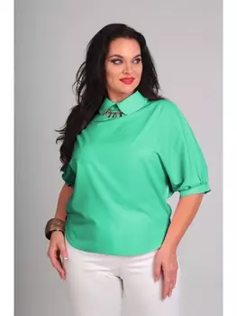 Блузка 62303-бирюза