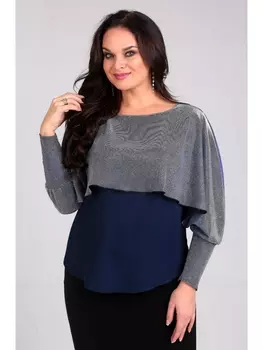 Блузка 62323-темно-синий