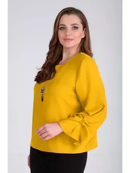 Блузка 62365 горчица