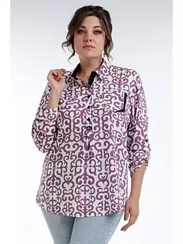 Блузка 62424 баклажан