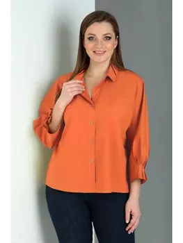 Блузка 62427 терракот