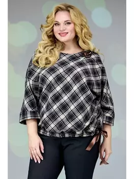 Блузка 640 клетка