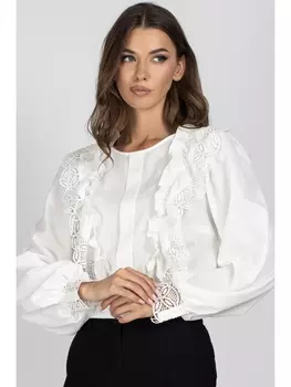 Блузка 716 молочный