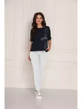 Блузка 717 синий