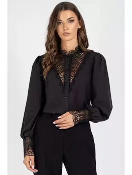 Блузка 718 черный