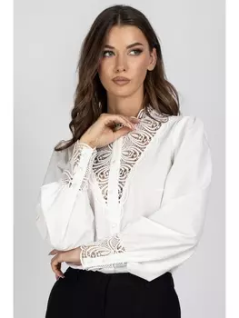 Блузка 718 молочный