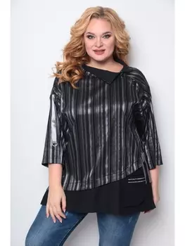 Блузка 751 темно-серый блеск