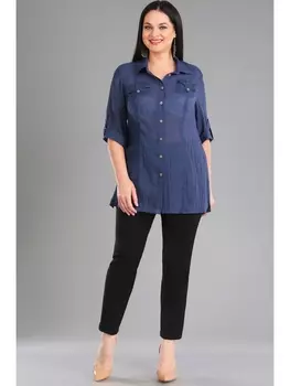 Блузка 806-синий