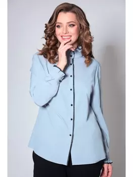 Блузка 953 голубой