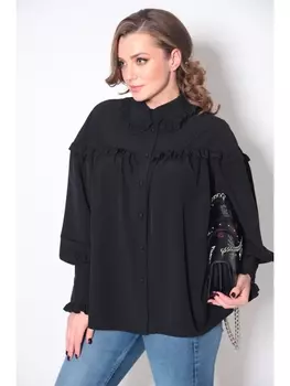 Блузка 961 черный