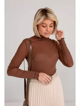 Блузка АЛ-1090 кофе
